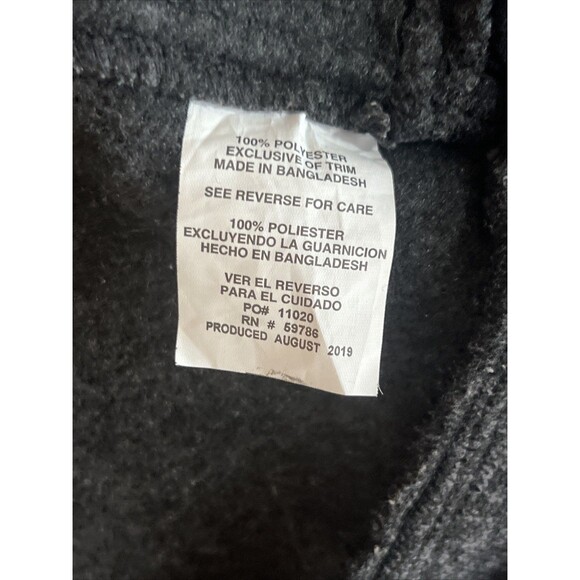 LEG3ND Full Zip Gray Fleece Hoodie with 2 Pockets | Women’s Size Small - Picture 8 of 9